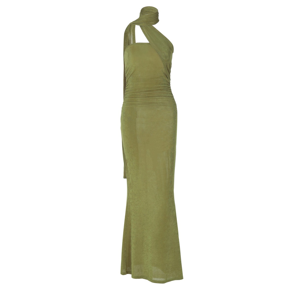 Sukienka bez rękawów z łączony – Maxi Dress Halter recenzja i cena