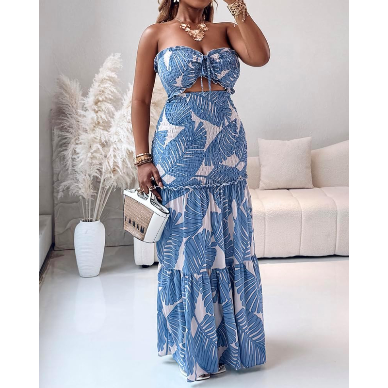 CHICME Kwiatowa Sukienka Wakac – Maxi Dress Halter recenzja i cena